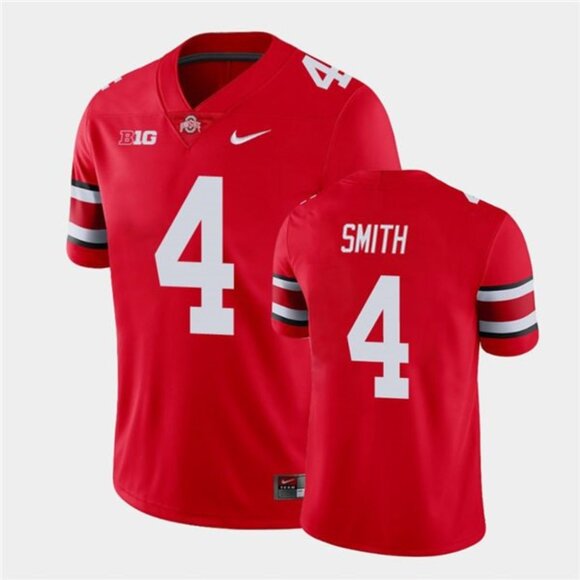 Mens Youths  Kids 4 Jeremiah Smith Red Vapor Stitched Jersey - Picture 1 of 1